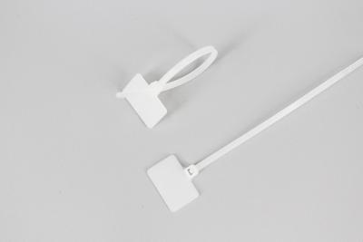 China DM-3*100mm High Quality Nylon PA66 Marker plastic Cable Ties Tag for sale