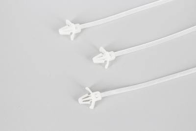 China DM-3*100mm white and black TS 16949 Auto Industry accessories push mounted nylon cable ties for sale