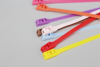 China DM-8*350mm red blue yellow pink orange color plastic playground equipment cable ties accessories for sale