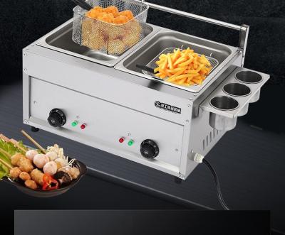 China Easy Operate Deep Fryers Special Design Widely Used Portable Table Type Electric Fryer Oden Cooker for sale