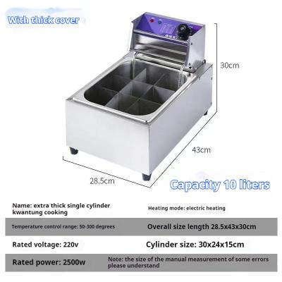 China Automatic Thermostat Commercial deep fryer  professional wholesale price large capacity snack food electric fryer for sale