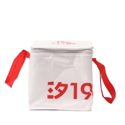 China Waterproof Color Printed Insulation Take Out Bag Nonwoven Customized Large Capacity Portable Bag Aluminum Foil Picnic Bag for sale