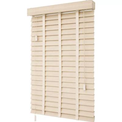 China Factory Manufacture 2 Inch 50Mm Minimalist UV Protection Faux Wood Blinds Window Shades for sale