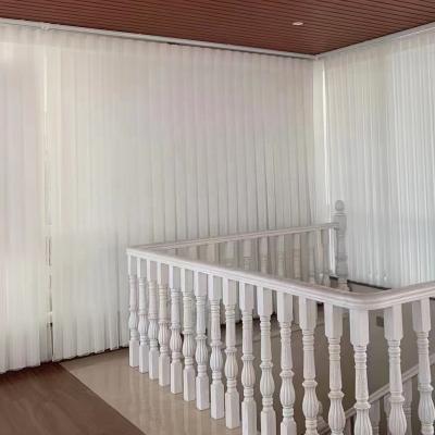 China New Design Moisture-proof Pure Fabric Window Shade Indoor Vertical Dream Curtain For Balcony Home Decor for sale