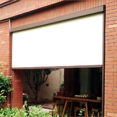 China Minimalist Somfy Sun Shading Roller Blinds Zipper Track Blinds Window Shades Exterior Clear Roller Blinds for sale