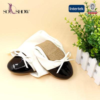 China Slip On Foldable Ballerina Shoes /flat Fold Shoes/Foldable Flat Shoes for sale