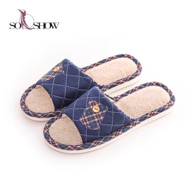 China Autumn Sandal House Indoor Slippers Spring Women Anti-slip Home Shoes Men Soft Shoes for sale