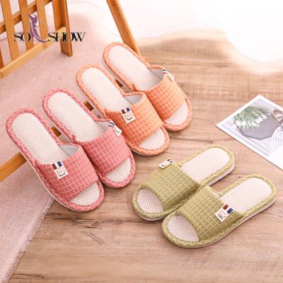 China Hot Women's Slipper Women's Spring Shoes Women Bedroom Slippers Soft Cotton Indoor Home Antiskid Bedroom Female Flats for sale