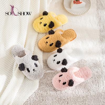 China CUSHIONING Flat End Toe Slipper Winter Indoor Warmer Design Cartoon Sheep Women's Slippers for sale