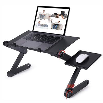 China Para(Height)Adjustable Stand Adjustable Desk Extender Cooling Portable Foldable Laptop Computer DJ Table Bed Vertical Aluminum Stand for sale