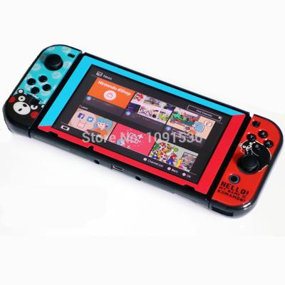 China Controller Guard For Nintendo Switch Hot Selling Shockproof Colorful Edge Screen Film Tempered Glass Screen Protector For Nintendo Switch for sale