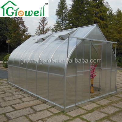 China New Design Curved Garden Easily Assembled Polycarbonate Greenhouse (A914) for sale