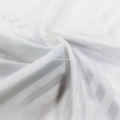 China 120gsm Chnagxing Antistatic Supplier Wholesale Stripes Embossed Designs Microfiber Polyester Fabric For Bed Sheet for sale