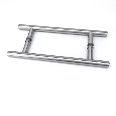 China Modern Stainless Steel Wood Door Foshan Factory Glass Front Door Handle Glass Pull for sale