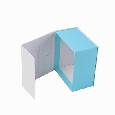 China Wholesale Custom Recyclable Flat Cardboard Magnetic Folding Gift Box for sale