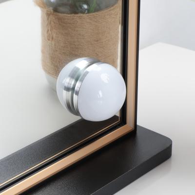 China Christmas Gift Modern Luxury Wall Lighted Mirrors Modern Home Decor Hollywood Smart Makeup Mirror With Light for sale