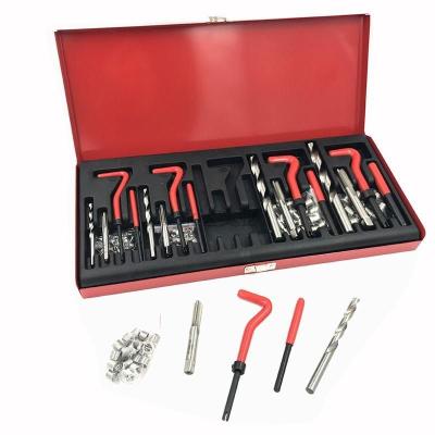 China 131pcs Repair Damaged Thread Thread Repair Tools Screw Cone Drill Set Hand Self Tapping Screw Socket Screw Socket Restorer Auto Repair Tool Kit for sale