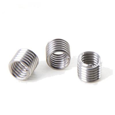 China Machinery Manufacturing Helicoils Insert Screw Fasteners M2-M24 Steel Wire Thread Tailless Sleeve for sale