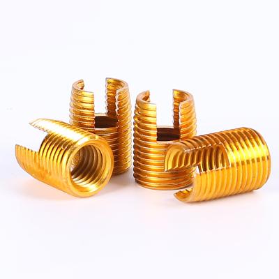 China Machinery Manufacturing M3*M5*6Stainless Steel Screw Threaded Insert Self Tapping Repair Tool Inner Self Tapping Insert With Slotted Thread for sale