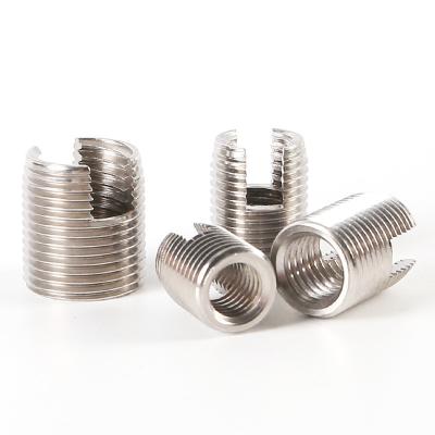 China Machinery Making Stainless Threaded Insert M8 Cut Thread Insert Self Tapping Fasteners for sale