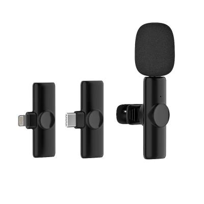 China Noise Canceling Detachable Lavalier Mini Mic Wireless Microphone Lapel for iPhone iPad (Type-C), YouTube Facebook Live Stream TikTok for sale