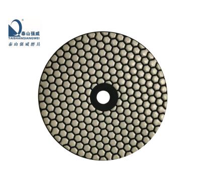 China Diamond Flexible Dry 180mm Flexible Polishing Pad For Wall Marble Tile Granite Abrasive Tools for sale