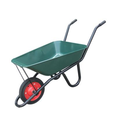 China Durable Multiple Purpose Iron Tray 60L Water Capacity Wheelbarrow Zimbabwe Wheelbarrow for sale