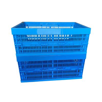 China Mesh 100% Virgin PP Collapsible Plastic Crates For Logistics And Warehouse for sale