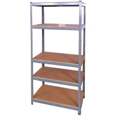 China Corrosion Protection MDF Layers Shelf Display Steel Adjustable Shelving With for sale