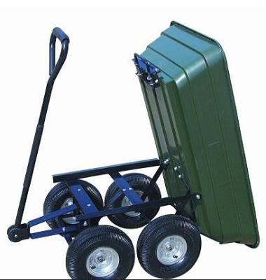 China Garden Plastic Tray Garden Trolley Cart Four Wheel Trolley TC2135 for sale