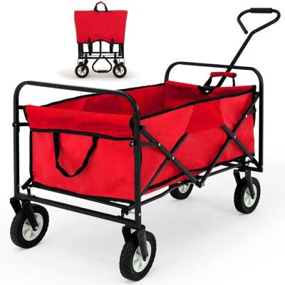 China Outdoor Camping Tools 4 Wheels Beach Cart Cart Folding Folding Utility Cart For Kids for sale