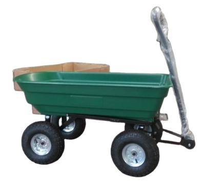 China Heavy Duty Yard Convertible Dump Cart 2-in-1 Poly Handle for sale