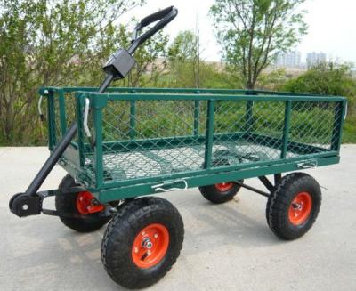 China Garden DIY Tool Cart Iron Service Mesh Deck Wagon TC1845 Steel for sale