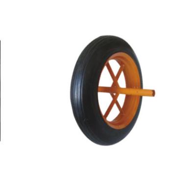 China WHEELBARROW Trolley Wheel Rubber Tires Solid Solid Wheel 4.80/4.00-8 for sale