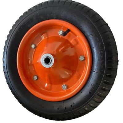 China 3.00-8 Pneumatic Pneumatic Air Rubber Wheel For Wheelbarrow for sale