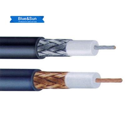 China Coaxial cable rg6 RG58 RG59 RG 218 communication wire 8 9 for cctv camera for modern router RG6 for sale