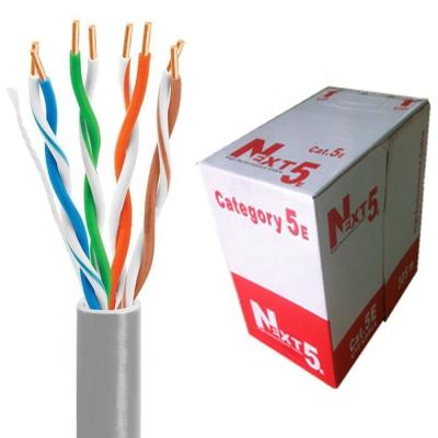 China Good Quality 100Mhz Full Copper UTP FTP SFTP Cat5E Lan Cable CAT5E Networking 305 m for sale