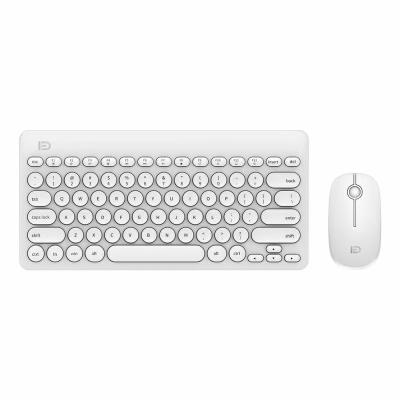 China 2.4G Wireless+round Keytop FD iK6620 Ultra Slim Wireless Keyboard Mouse Gaming Set Keyboard 2.4G Combo Kit For Laptop PC Desktop Computer for sale