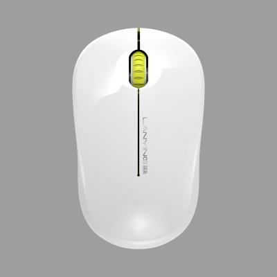 China 3D FD OEM i2 White+ 3d Mouse 1 Usb 2.4ghz Yellow Optical Wireless Mouse For Laptop Computer for sale