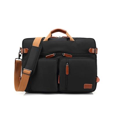 China New Canvas High Capacity Messenger Business Laptop Bags For Men And Women Waterproof Laptop Computer Briefcase Bag for sale