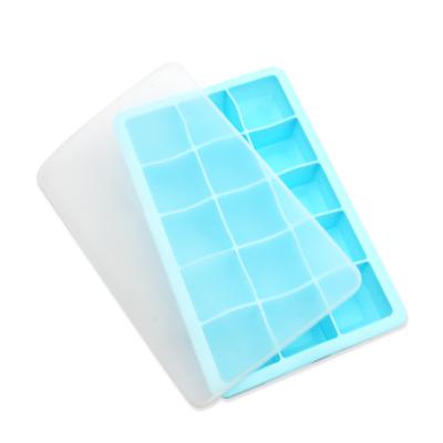 China Mini Stocked Gel Ice Cube Trays Small Cube Silicone Molds Bpa Free Sealed Ice Cube Tray Will Chill Your Drink Faster for sale