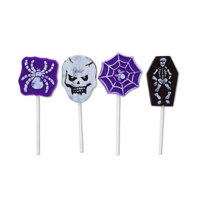 China Decaffeinated scary hard candy lollipop on Halloween for sale