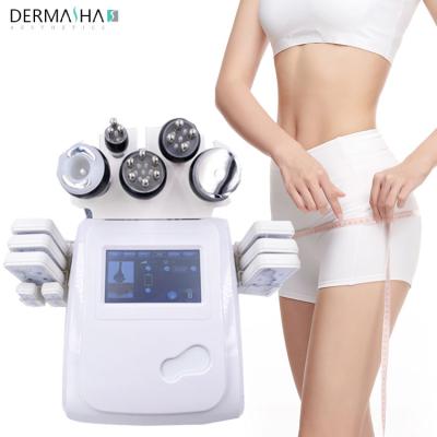 China 2021 new arrival weight loss 6 in 1 40k cavitation vacuum ultrasonic radio frequency slimming machine for home use for sale