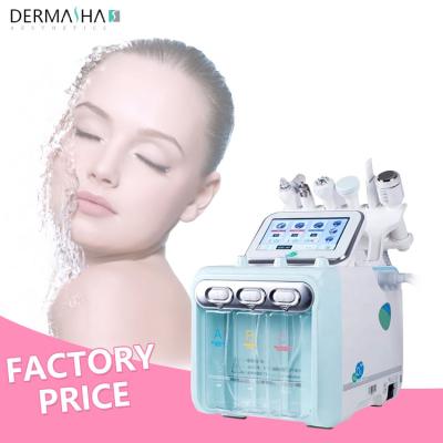 China Multifunctional Exfoliators Factory Price Hydra Peeling Facial Machines Aqua Oxygen Dermabrasion Beauty Jet for sale