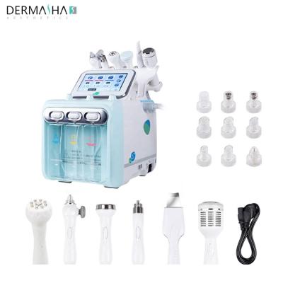 China Professional Exfoliators 6 in 1 Clean Hydra Oxygen Moisture Face Lift Facials Skin Rejuvenation Machine for sale