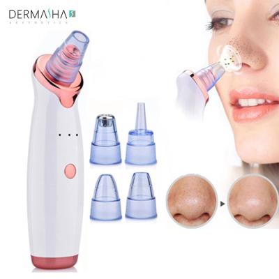 China Black Head Removal Facial Massage Pore Deep Cleansing Electric Rechargeable Lithium Battery Vacuum Suction Blackhead Remover Vacuum for sale