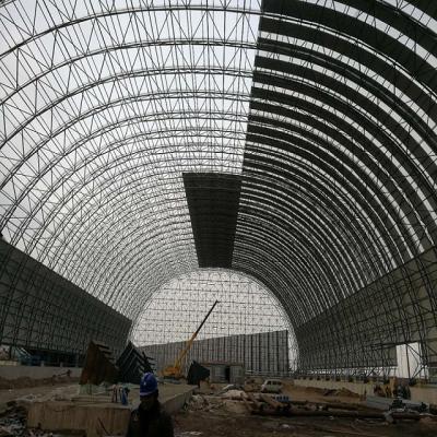 China Coal Shed Large Span Space Frame Steel Structure Building For Coal Shed for sale