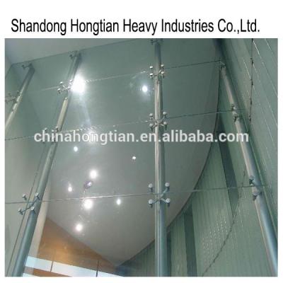 China Stainless Steel Glass Sight Glass Curtain Wall For Shopping Mall / Home for sale