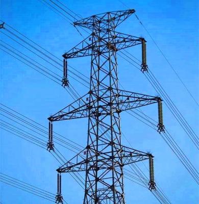 China High Voltage Electric Power Transmission Towers For Power Distribution Tower Manufacture 40 Meter 500kv Steel Power Line for sale