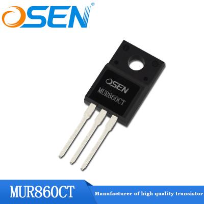 China Ultra-fast recovery time. OSEN MUR860CT TO-220/F High Voltage High Voltage Recovery High Speed ​​Diode for sale